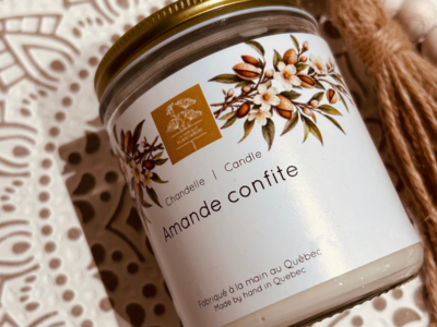 Chandelle Amande confite
