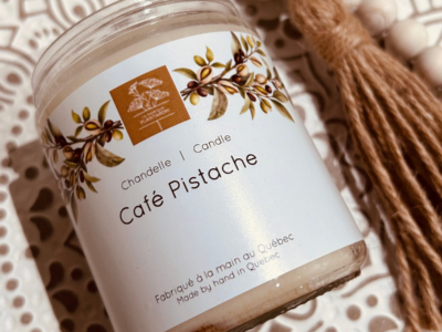 chandelle café pistache