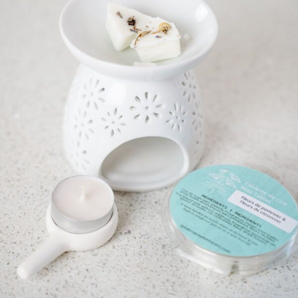 tablette cire parfumée fleurs de pommier & fleurs de citronnier – Image 2