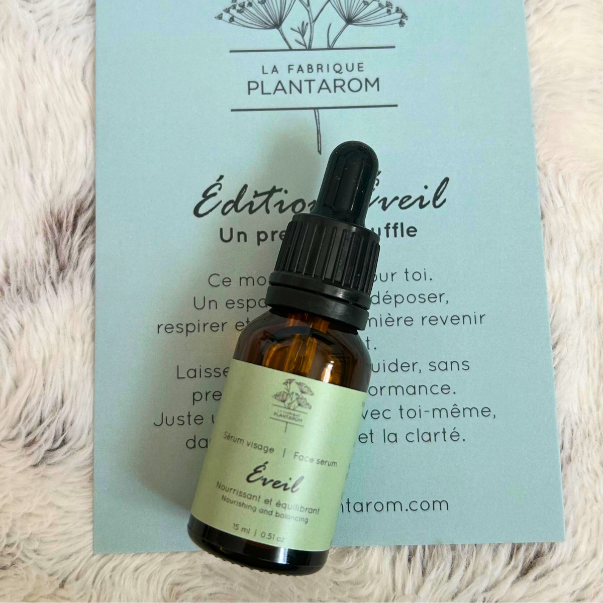 plantarom serum visage eveil